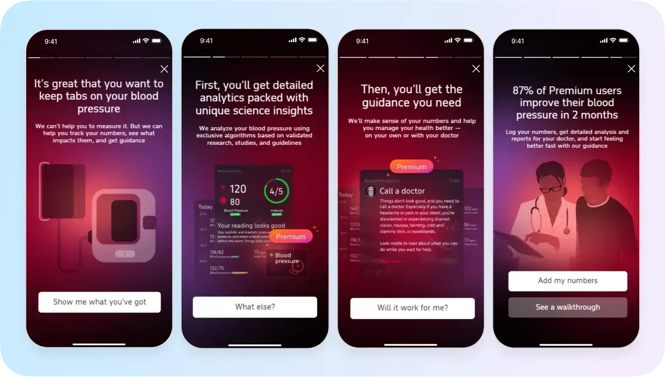 welltory mobile stories